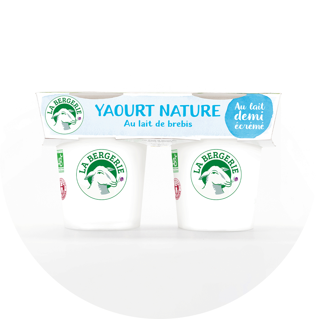 Yaourt Nature Demi-écrémé 2x125g