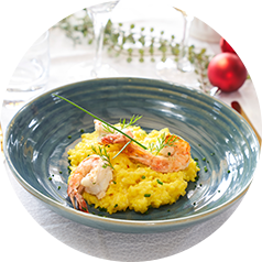 gambas-marinees-risotto-au-safran