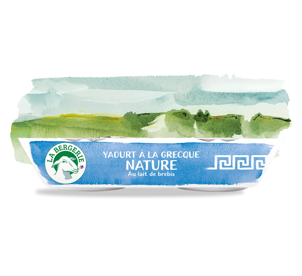 Yaourt à la grecque Nature 2x125g - La Bergerie