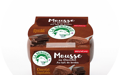 La première mousse au chocolat au lait de brebis