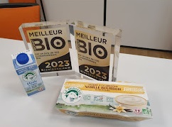 Deux médailles Meilleurs Produits Bio 2023 pour nos yaourts et notre crème