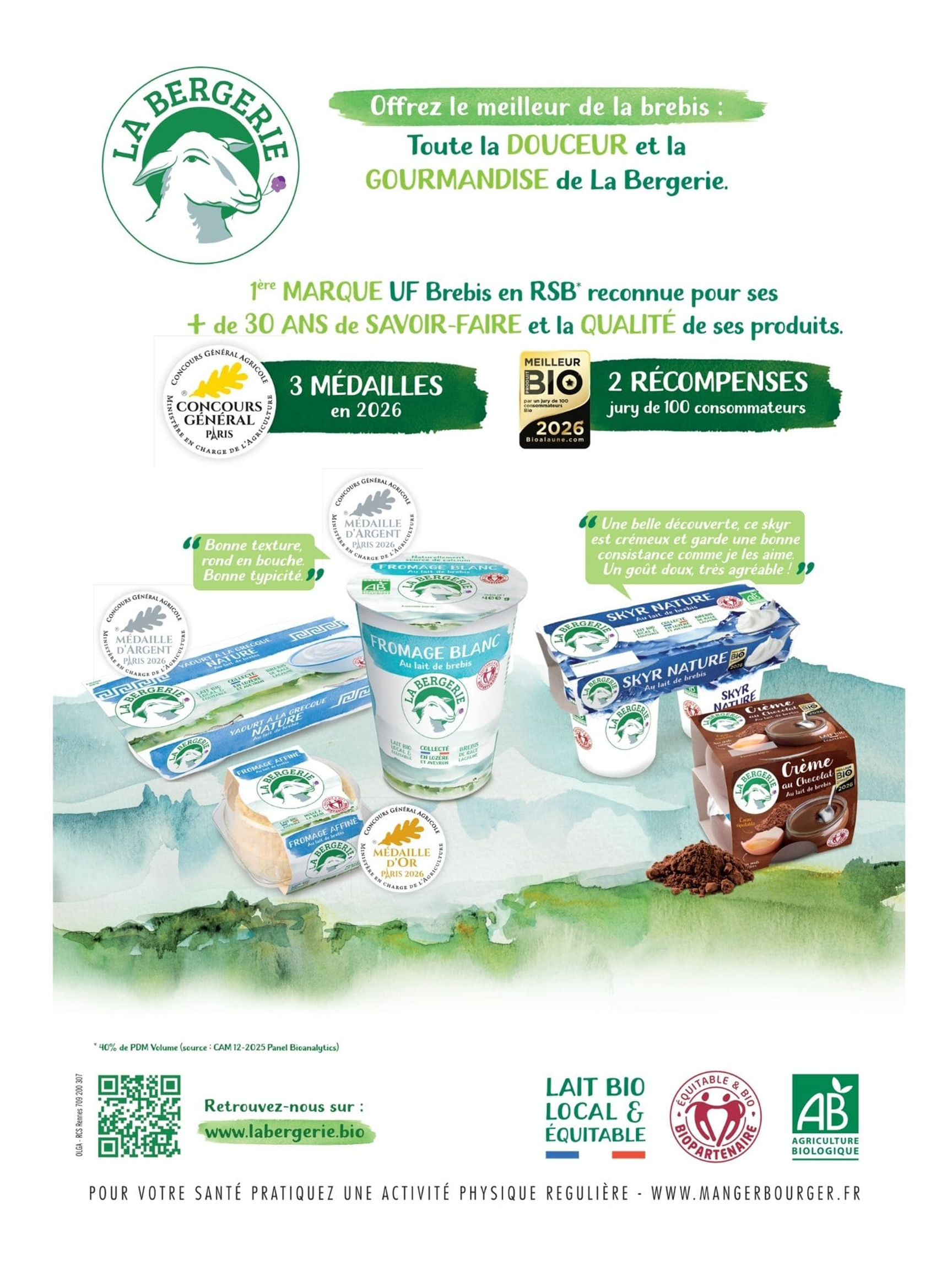 bergerie récompenses